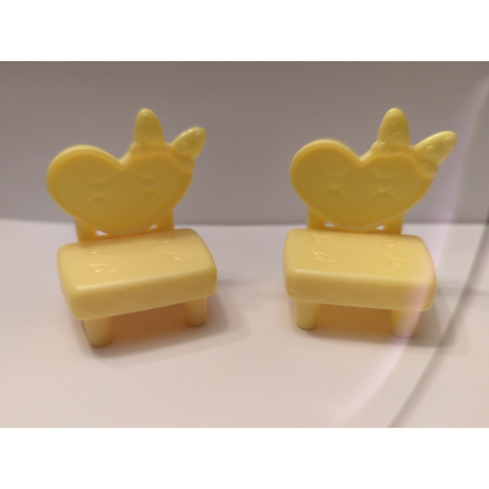 Disney Just Play Replacement furniture  Yellow Chairs, Couch, Pet Bed - Picture 2 of 15